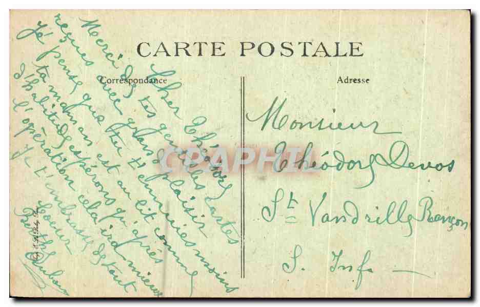 Foresta di Fontainebleau — Long Rocher — Sentiero del Punto di Vista di Cicéri — editore: Marlotte, n° 662 — Verso