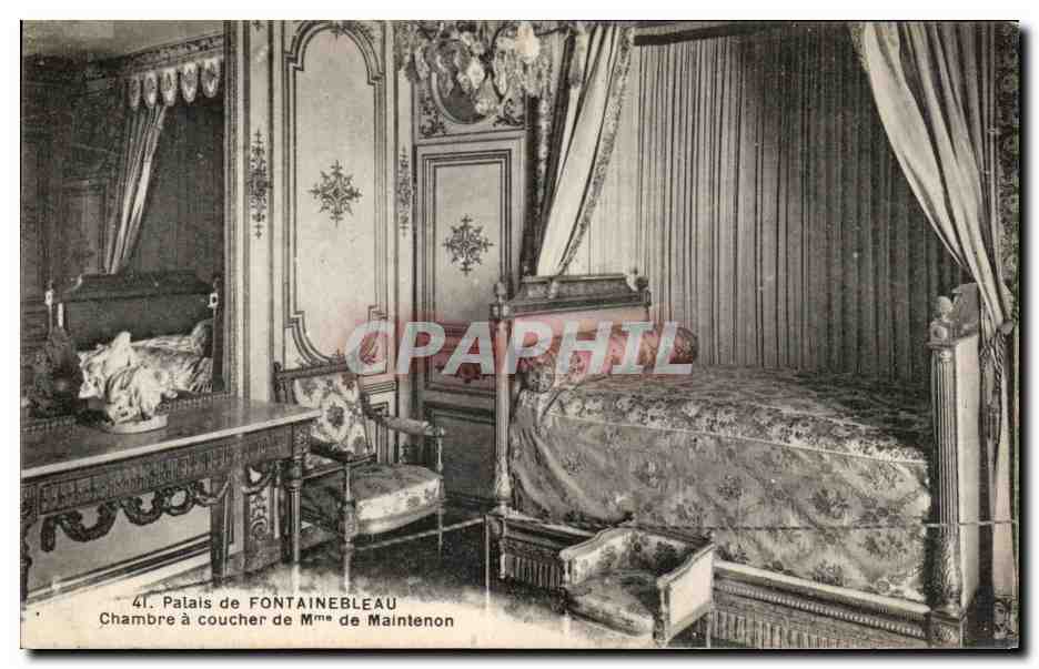 Camera da letto di Madame de Maintenon — Palazzo di Fontainebleau — n°41