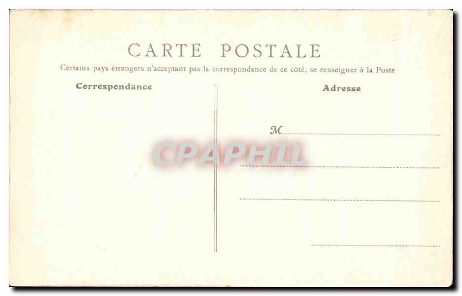 Fontainebleau (S.-et-M.) - Sala del Trono — B.F. PARIS n°39 — Verso