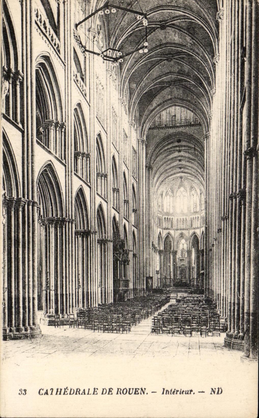 CPA Cathedrale De Rouen Interieur