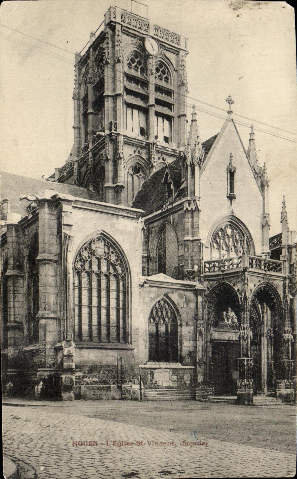 CPA Rouen Eglise Saint Vincent