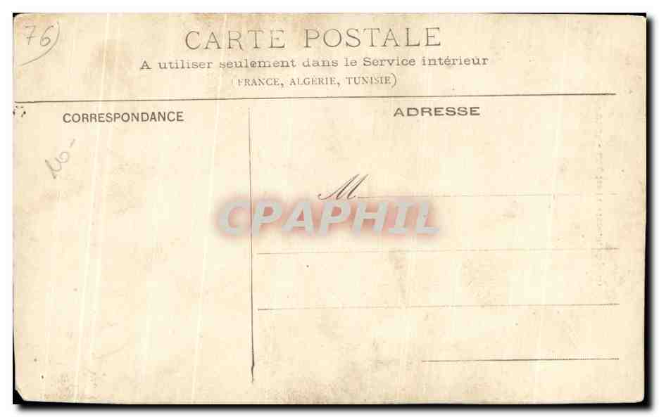 CPA Rouen Eglise Saint Vincent — Verso