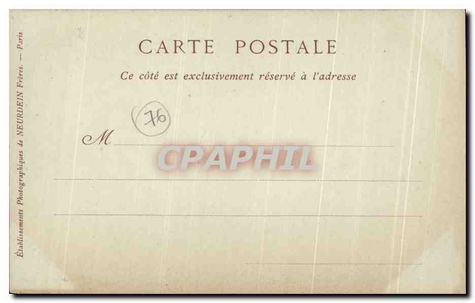 CPA Rouen Portail de l'eglise Saint Maclou — Verso