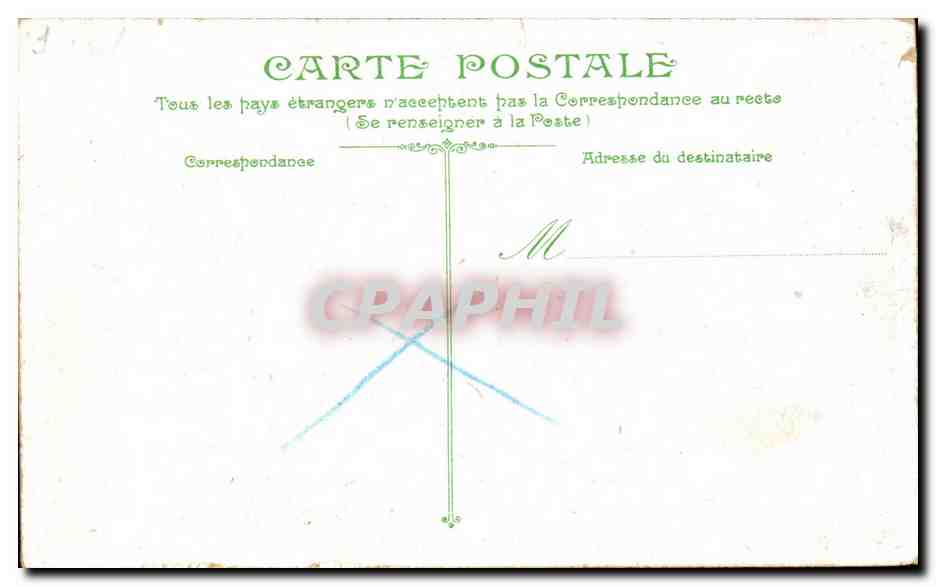 CPA Rouen La Haute Vieille Tour et la Bourse du Travail — Rückseite