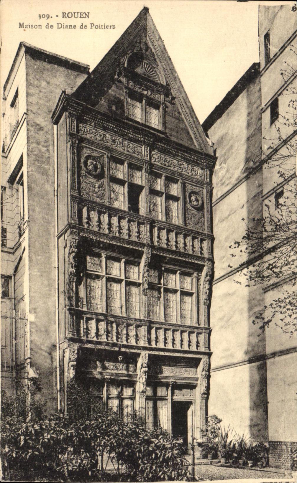 CPA Rouen Maison de Diane de Poitiers