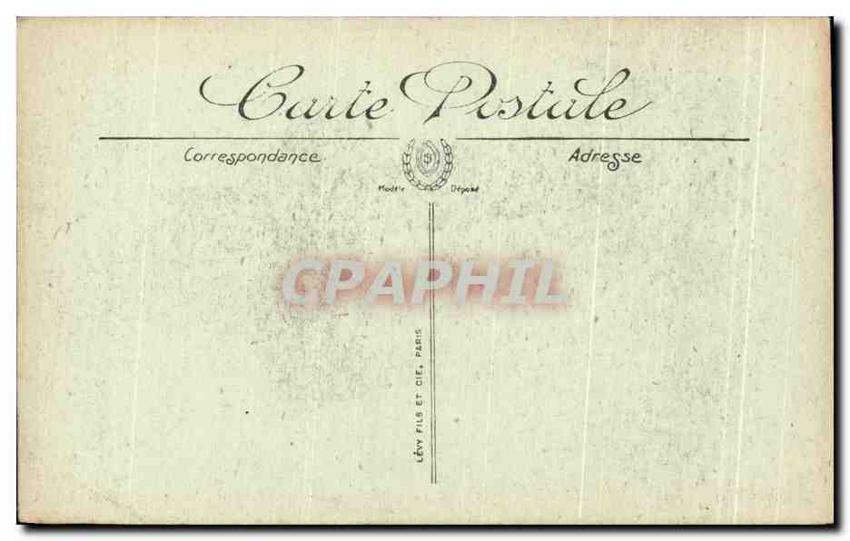 CPA Rouen Vue Generale et saint Ouen  — Rückseite