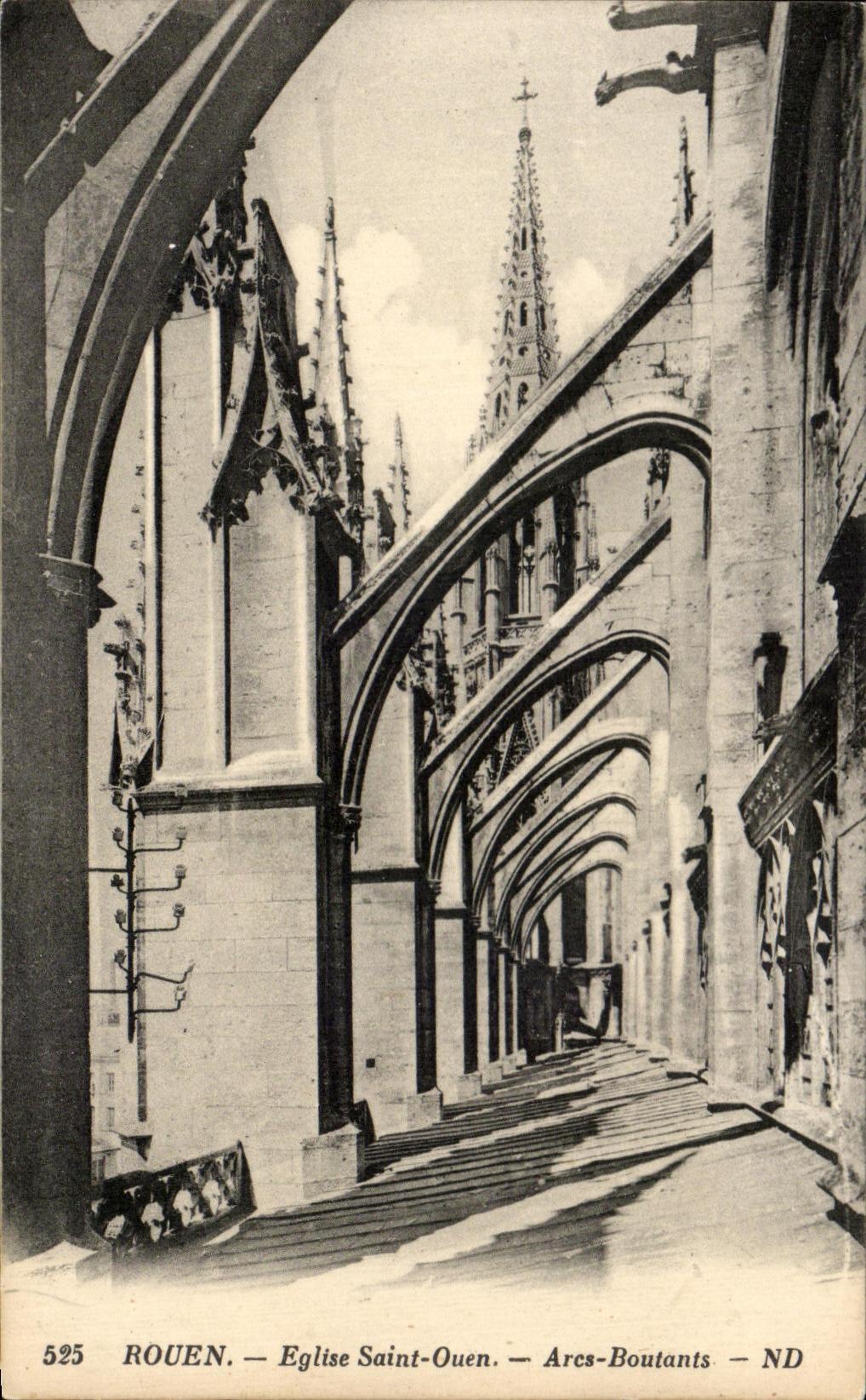 CPA Rouen Eglise Saint Ouen Area Boutants