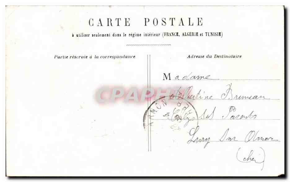 CPA Prendre un petit baiser Fantaisie Femme Militaria — Rückseite