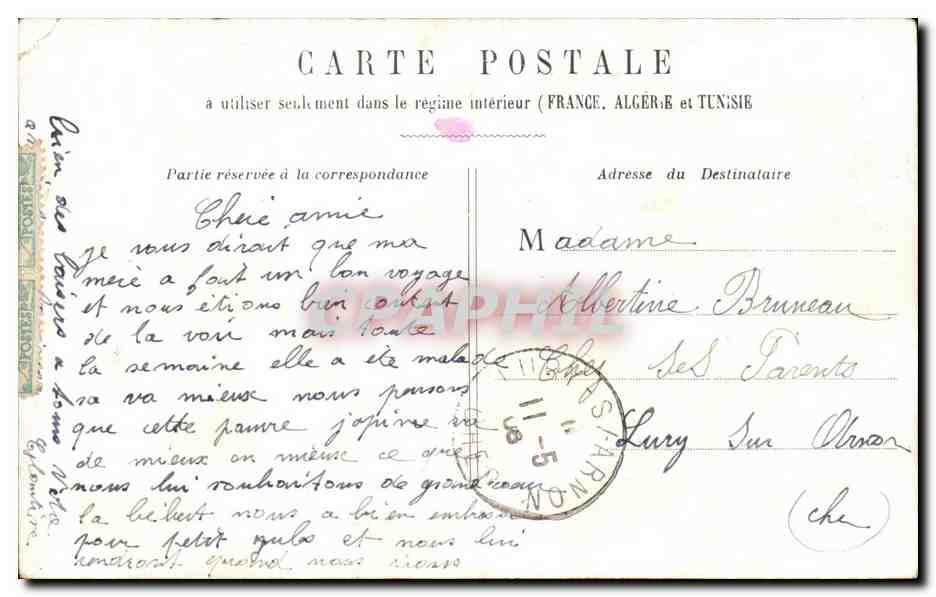 CPA Quand on est deux Manree Therese on est bien mieux Fantaisie Femme Militaria — Rückseite