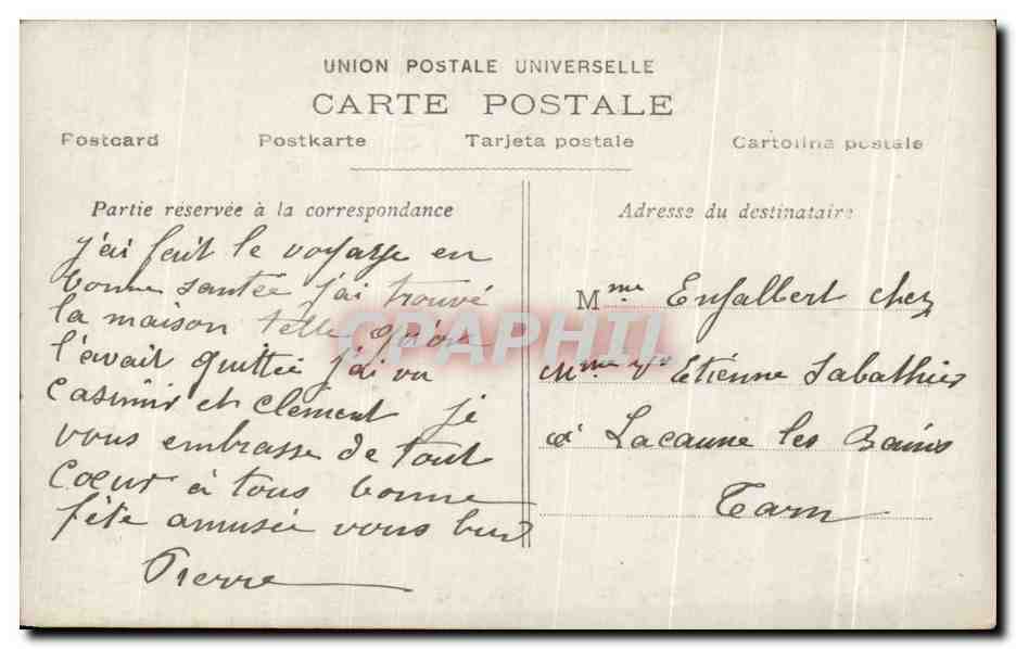 Femme dans un vase de roses — Bonne Fête, Vive Sainte Marie — éditeur J.K., n° 77B — Reverso