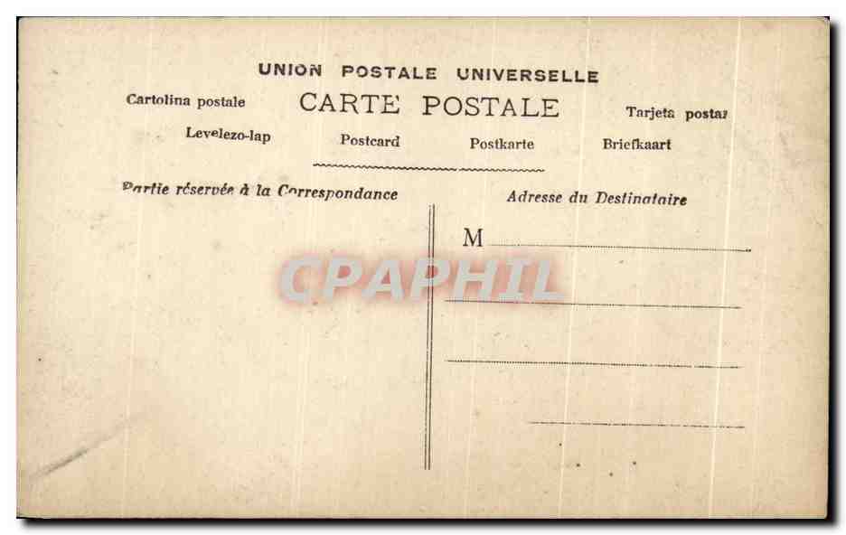 La cruche cassée — portrait féminin en tenue rose — éditeur Reudliner, n° 2235 — Verso