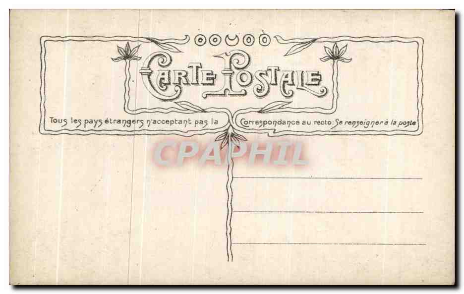 CPA Fantaisie Enfant Carnaval Masque — Verso