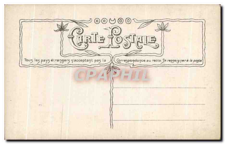 CPA Fantaisie Enfant Carnaval Masque — Verso