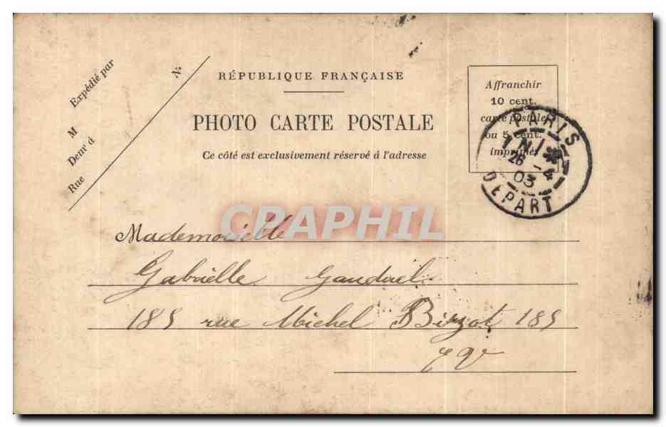 CPA Fantaisie Enfant Et que Dieu protege la France  — Rückseite