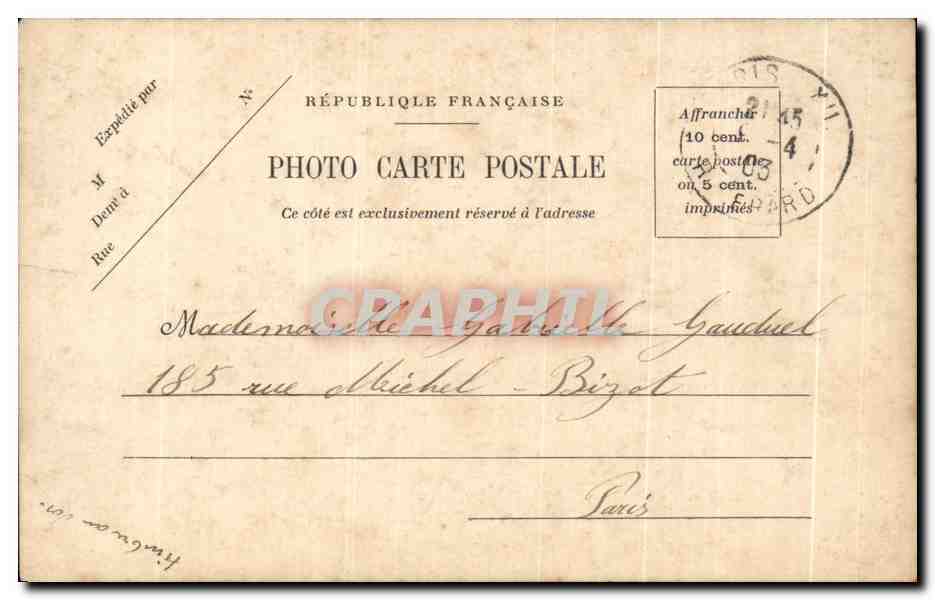 CPA Fantaisie Enfant Je suis Yves de Bretagne — Rückseite