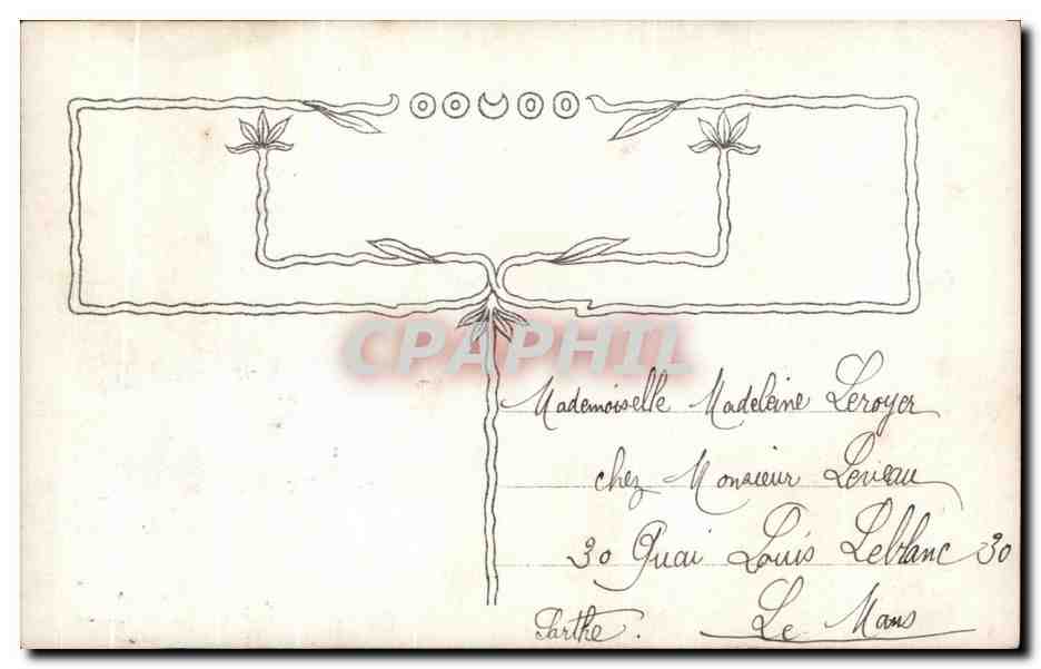 Femme portant un pot sur la tête — poème sur le cochon — éditeur Delacour, n°3826 — Verso