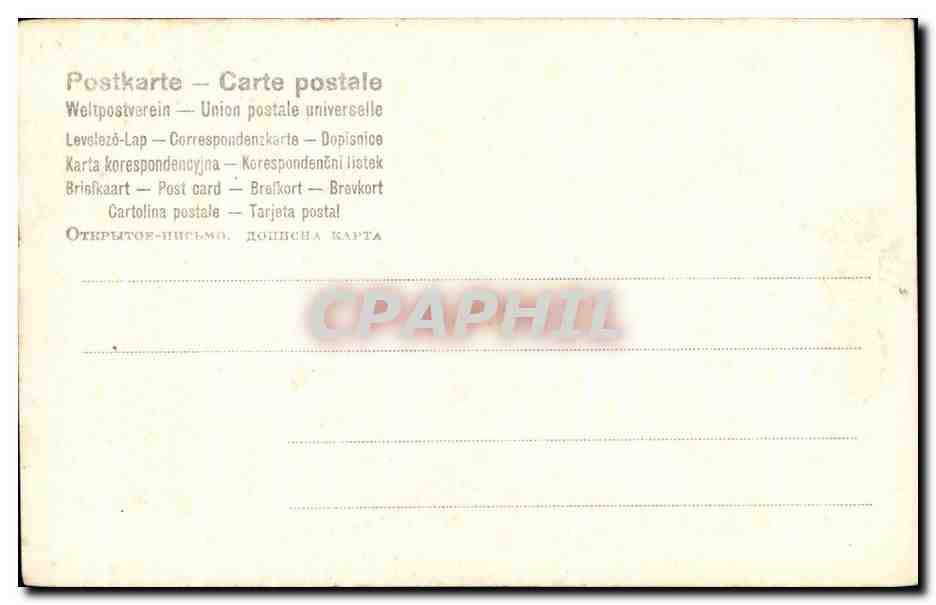 CPA Fantaisie Enfants Souvenir — Verso