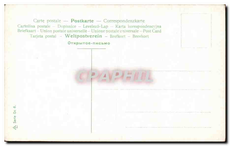 CPA Fantaisie Femme Champagne — Verso