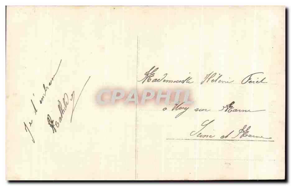 CPA Fantaisie Enfant Garcon Fleurs — Rückseite