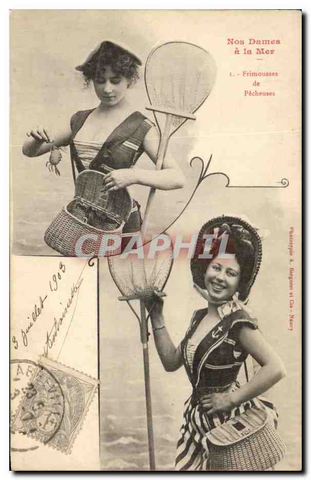 Nos Dames à la Mer — Frimousses de Pêcheuses — Phototypie A. Bogaert et Cie - Neuf