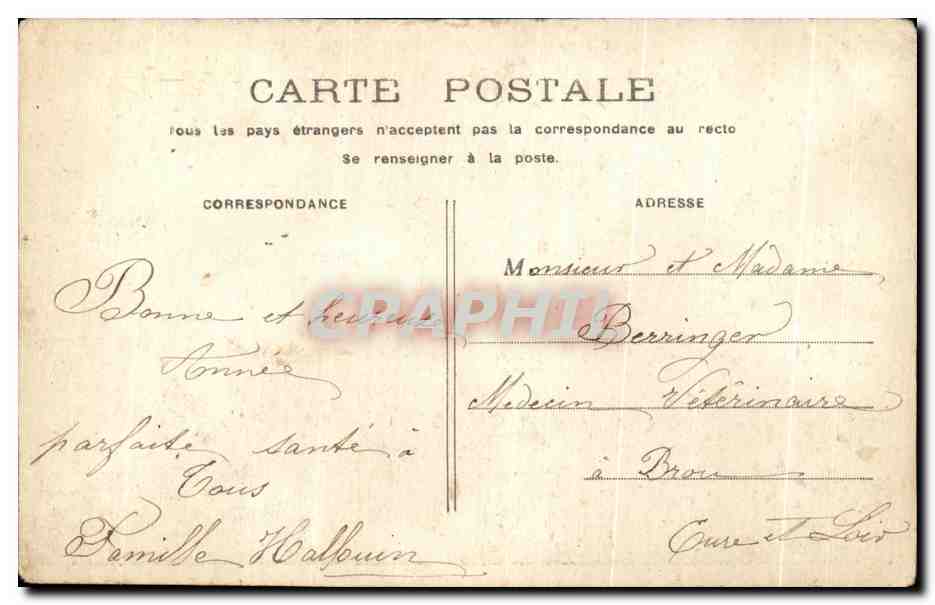 CPA Fantaisie Enfant Hirondelle  — Rückseite