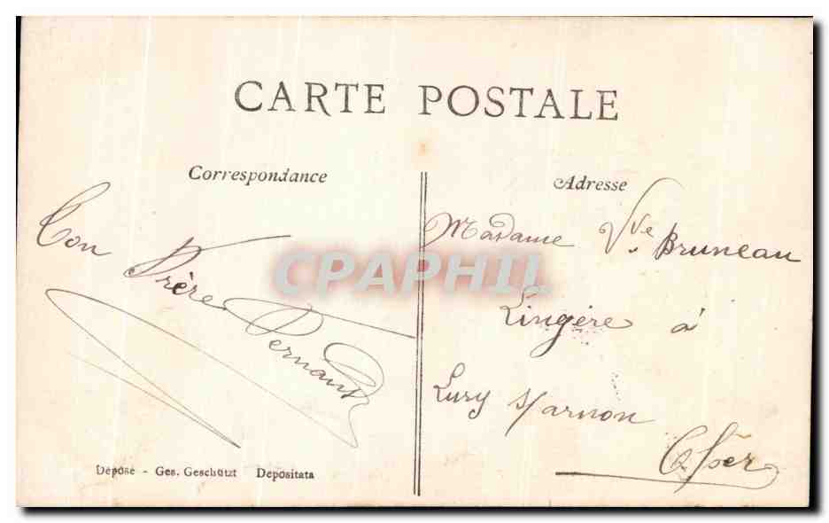 Cordonnier et cliente — scène comique — A&S n°378/a — Verso