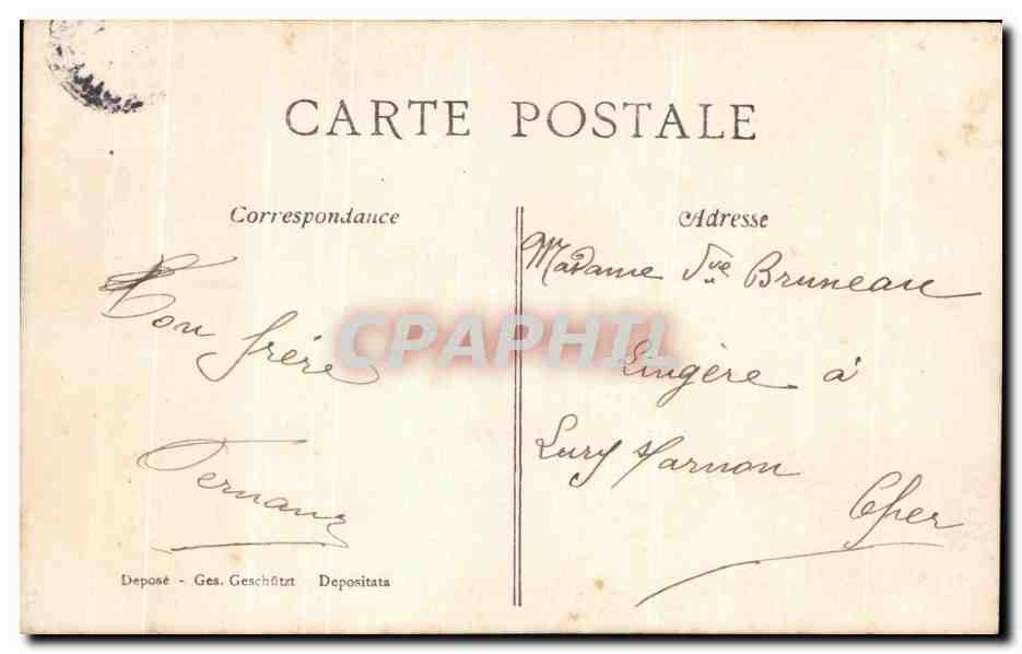 Un cordonnier et une jeune femme avec des pigeons — A.A.S. — n° 319 — Verso