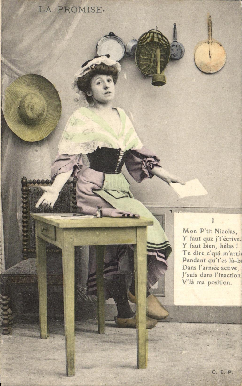 La Promise — scène de comédie — O.E.P.