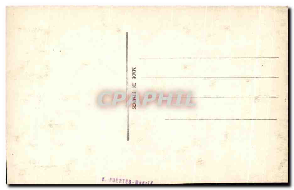 CPA Fantaisie Fleurs Felix Dia — Rückseite