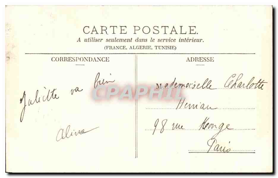 CPA Fantaisie Enfant La lessive de bebe — Verso