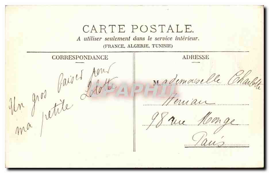 CPA Fantaisie Enfant La lessive de bebe — Rückseite