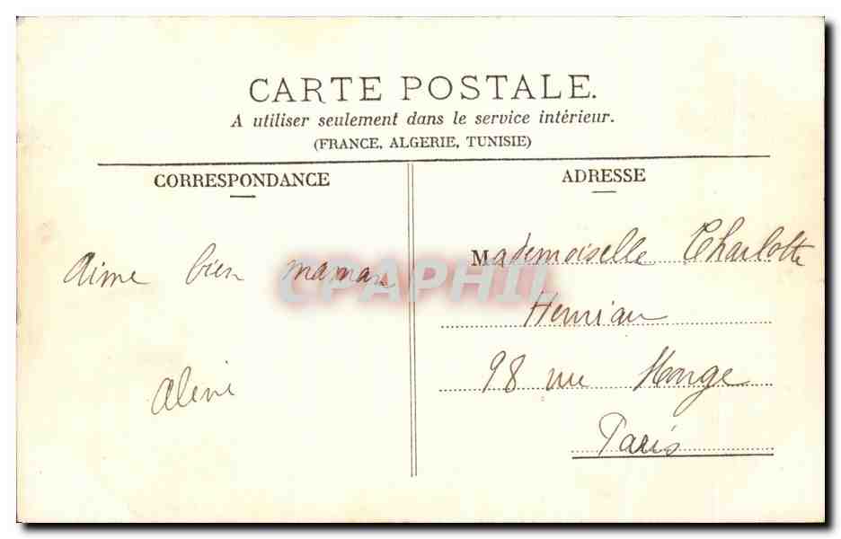 CPA Fantaisie Enfant La lessive de bebe  — Rückseite