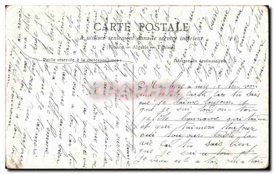 CPA Fantaisie Femme Lecon de musique Violon  — Rückseite