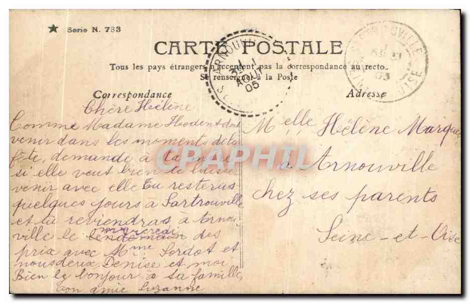 CPA Fantaisie Enfants Gentil printemps — Rückseite