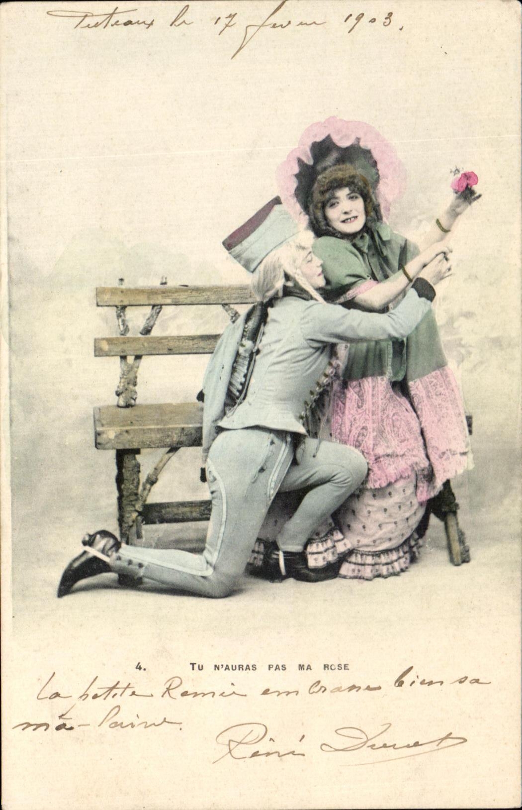 La petite Remi en Cravate — scène de théâtre — éditeur Paris, n°4