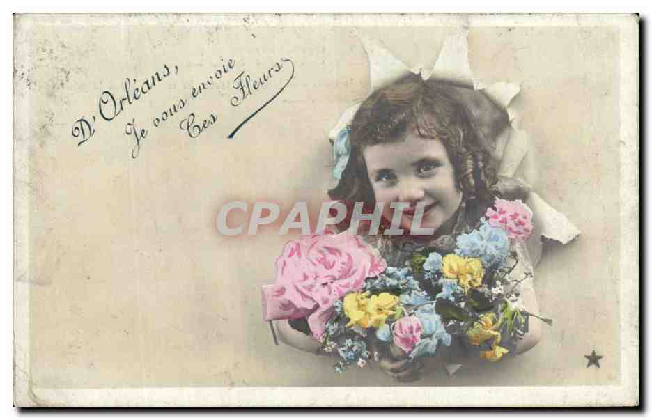 CPA Fantaisie Enfant Orleans 