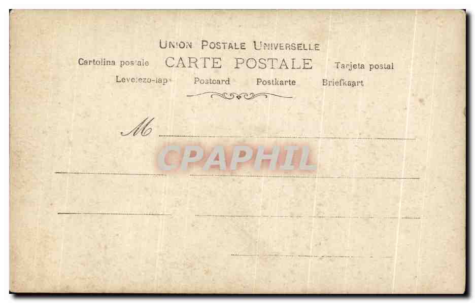 CPA Fantaisie Femme retour du marche Ane Paysans  — Rückseite