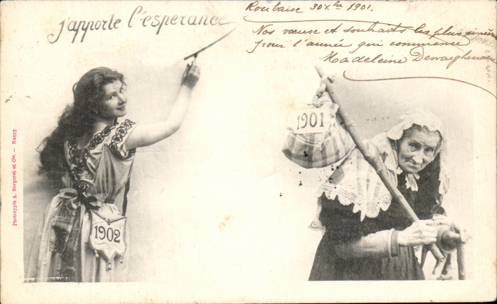 Je rapporte l'espérance — 1902 — Phototypie A. Bergerot et Cie — Nancy