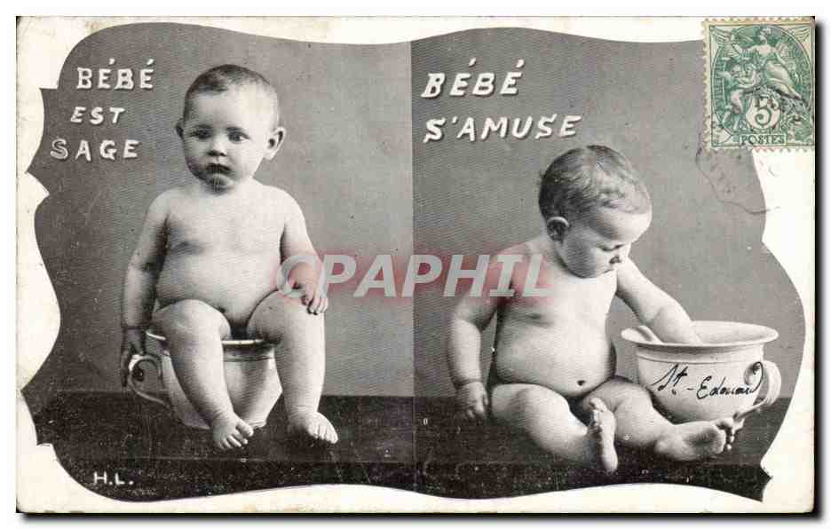 CPA Fantaisie Enfant Bebe Edouard