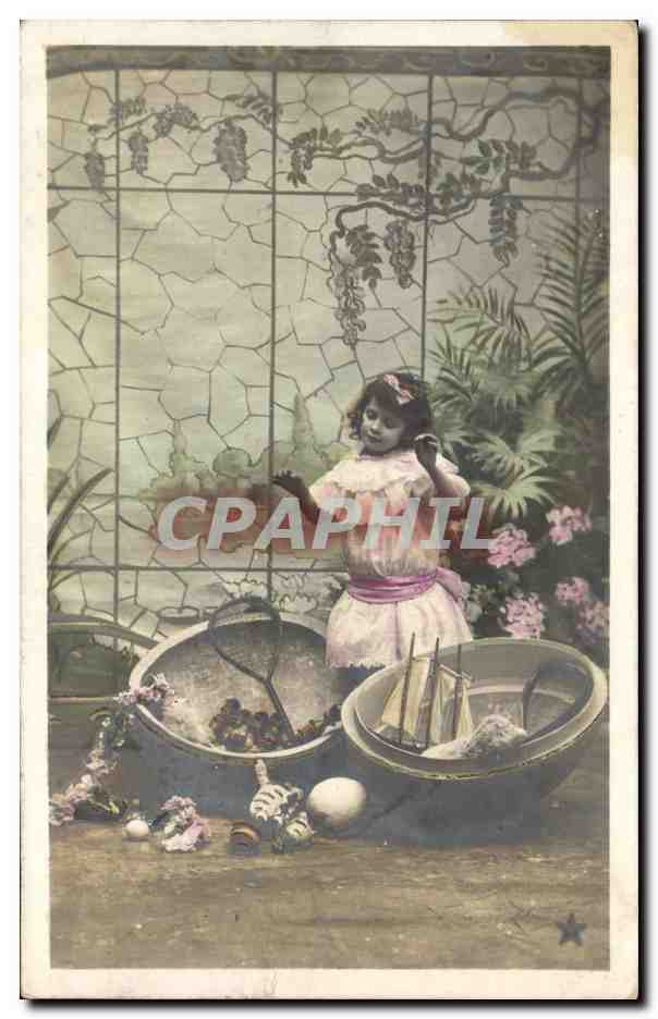 CPA Fantaisie Enfant Tennis