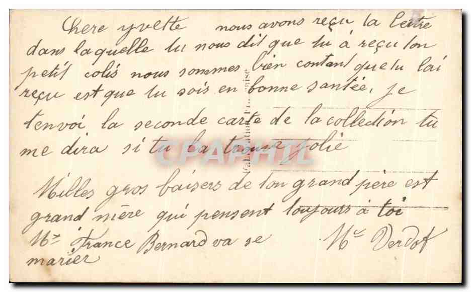 CPA Fantaisie Enfants Garcons Rats Souris — Rückseite