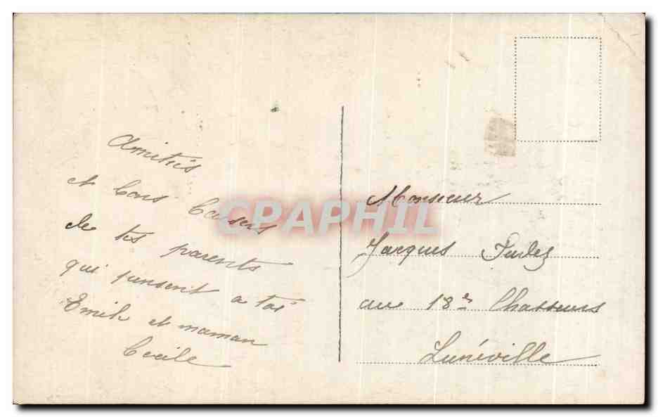 Jeune fille tenant un panier de Pâques — éditeur J. Laguerre, n° 2152 — Reverso