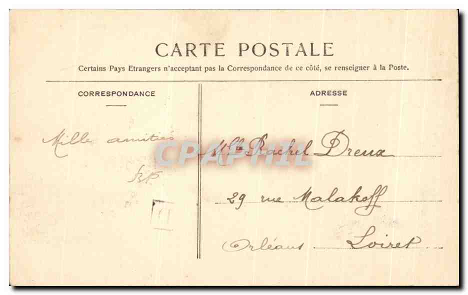 CPA Fantaisie Enfants La dinette  — Rückseite