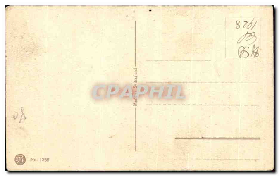 CPA Fantaisie Fleurs Nature morte — Verso