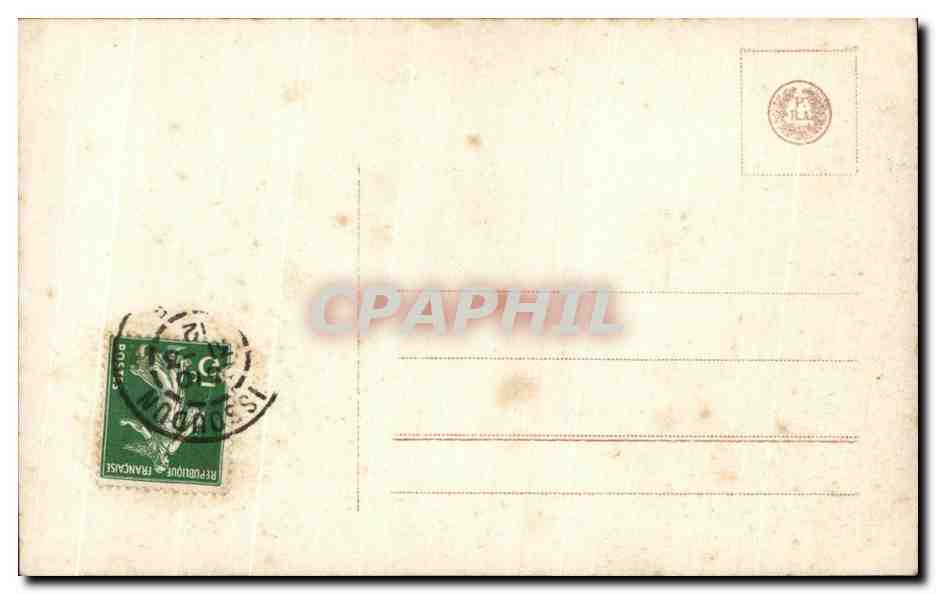 CPA Fantaisie Enfant Femme Paques oeufs 1er avril — Rückseite
