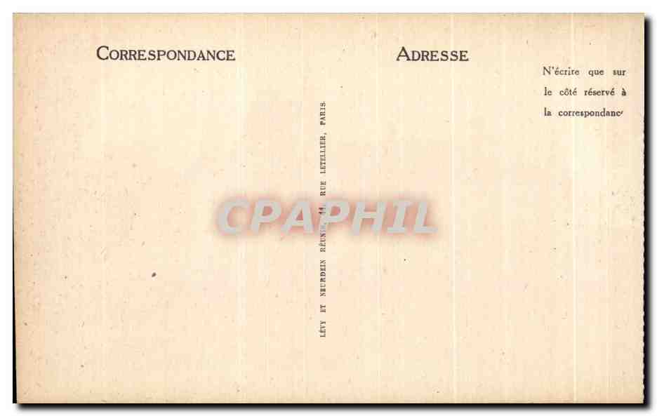 CPA Blois Le Chateau Aile Francois Le Cheminee de la Salamandre — Verso