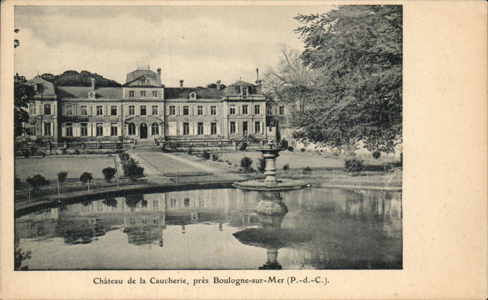 CPA Chateau de la Caucherie pres Boulogne sur Mer