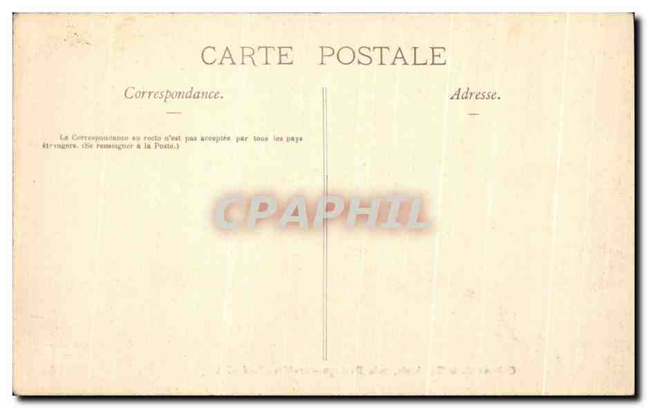 CPA Chateau de la Caucherie pres Boulogne sur Mer — Rückseite