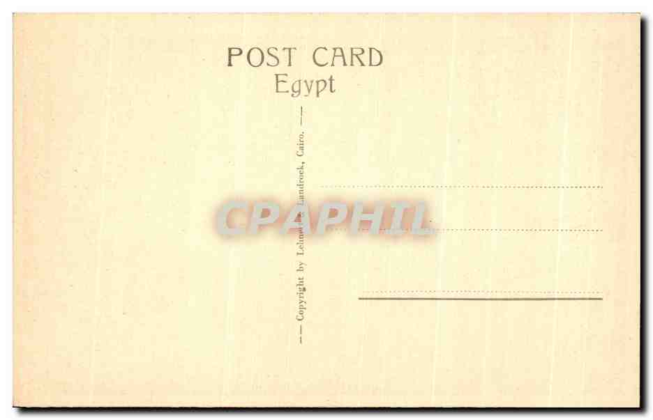Luxor - Le Temple : Épouse de Ramsès II — Lénaud & Landrock, n° 1505 — Back
