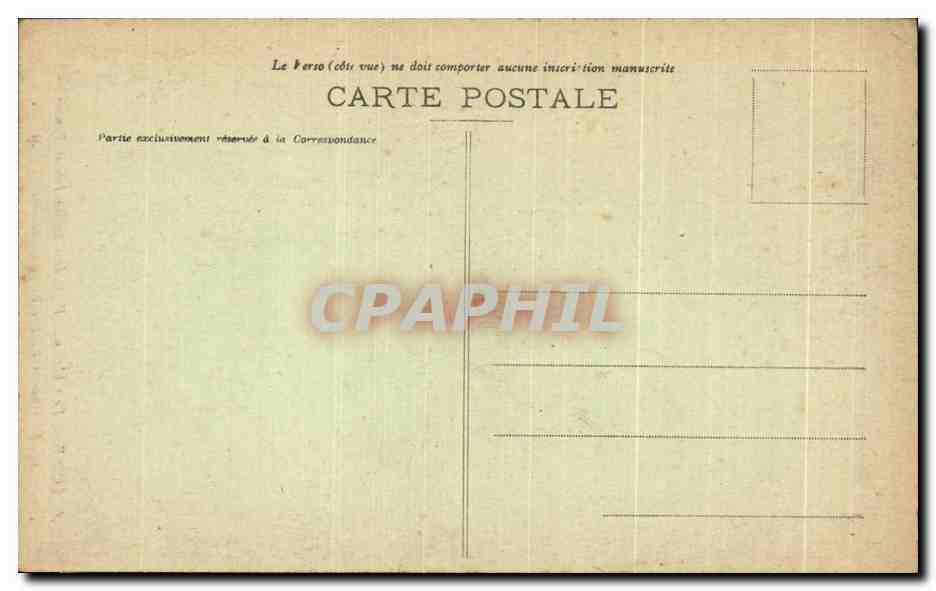 CPA Amboise Le Chateau Porte de L'Ancien Jeu de Paume contre laquelle Charles VIII Se Blessa Mortellement — Rückseite